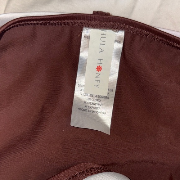 Hula Honey Brown and Pink Bikini Set - Picture 2 of 4